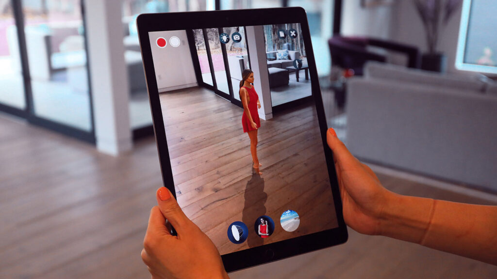 AR photography example