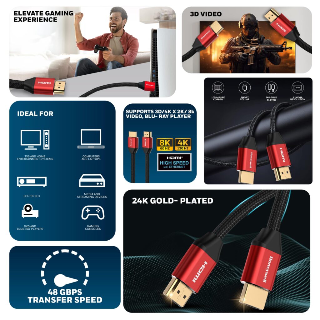 A selection of high-quality HDMI cables