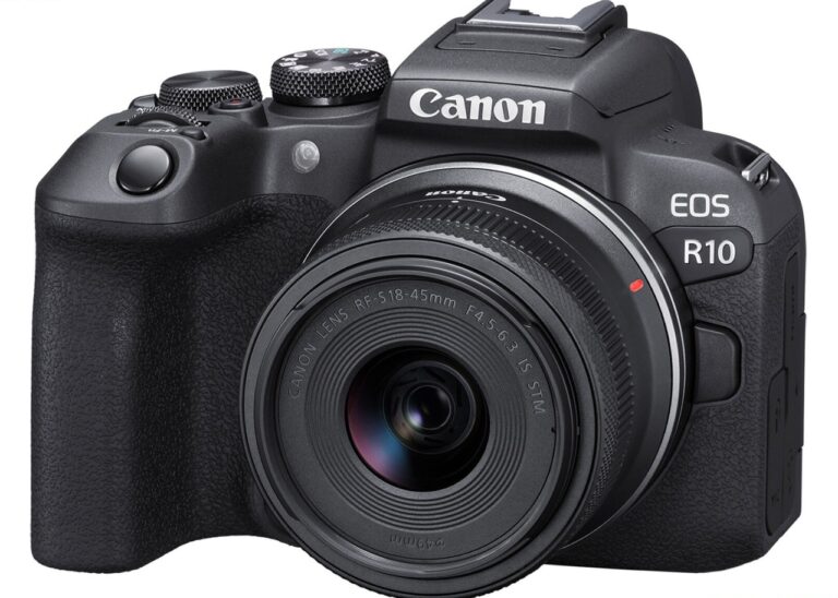 Canon EOS R10 is a mirrorless camera