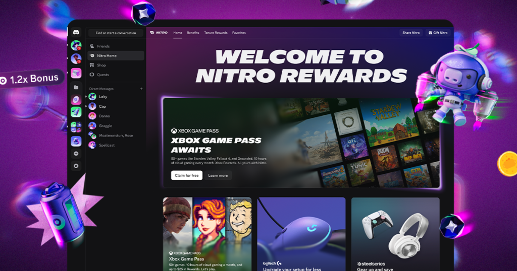 Discord Nitro Rewards