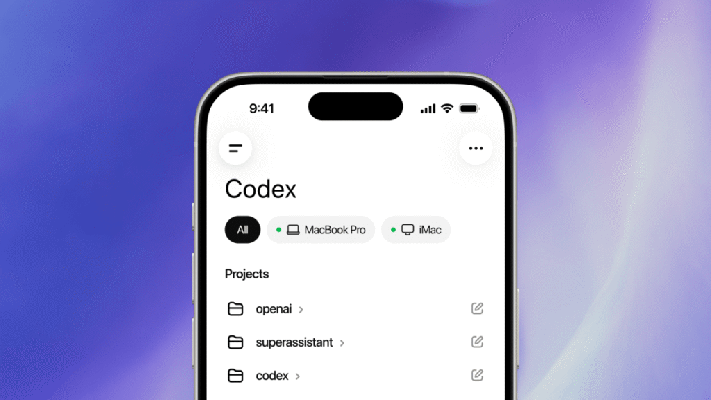 OpenAI Codex mobile