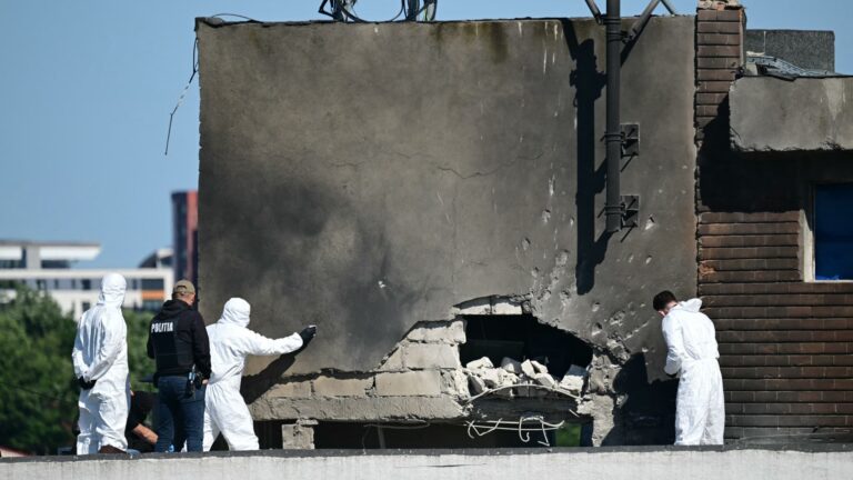 Russian drone strike Romania