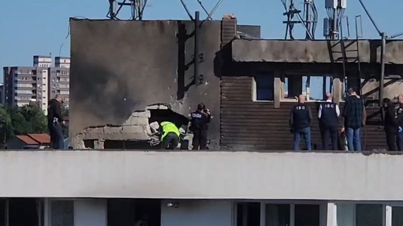 drone strike Romania
