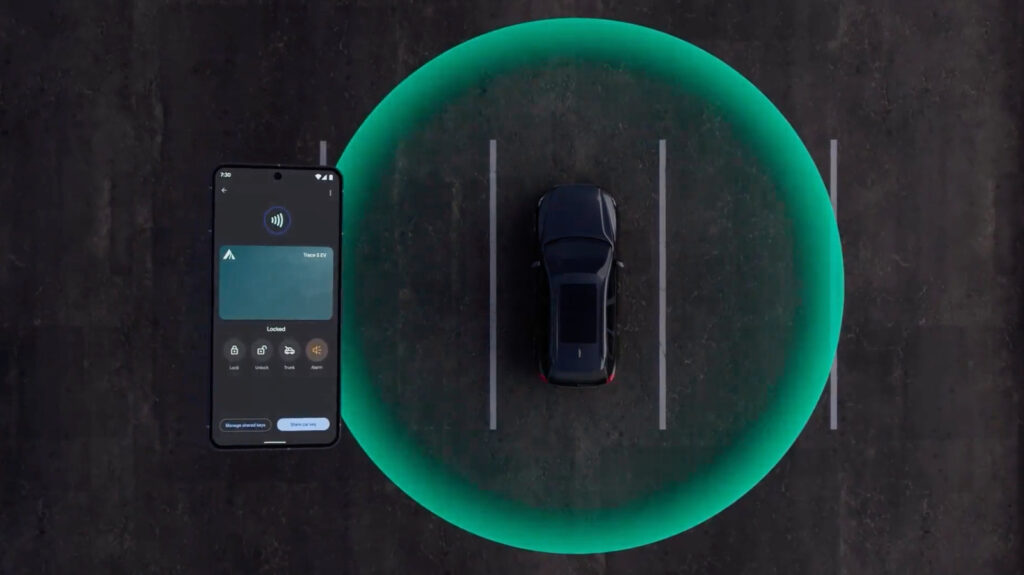Android digital car keys