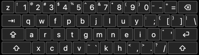 Colemak-DH keyboard layout