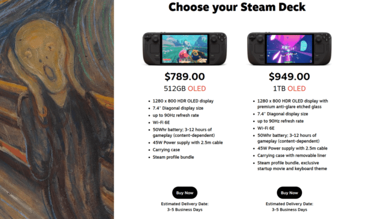 Steam Deck price increase