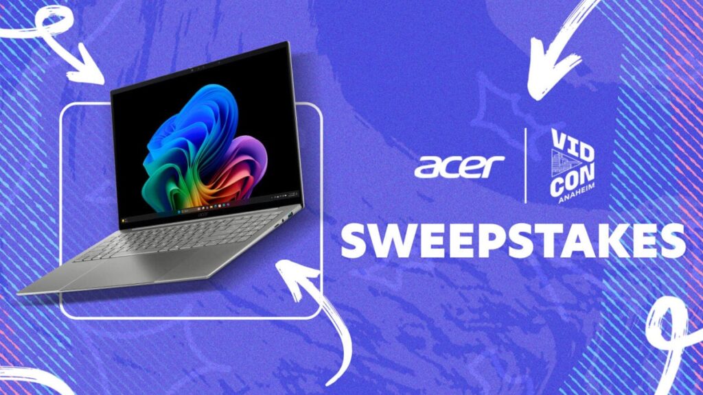 Acer VidCon 2026 Sweepstakes