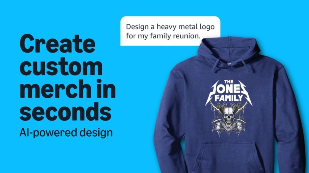 Amazon AI custom merch