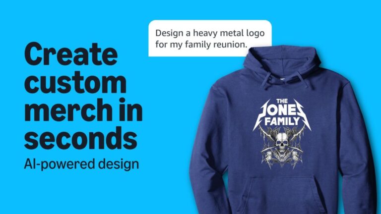 Amazon AI custom merch