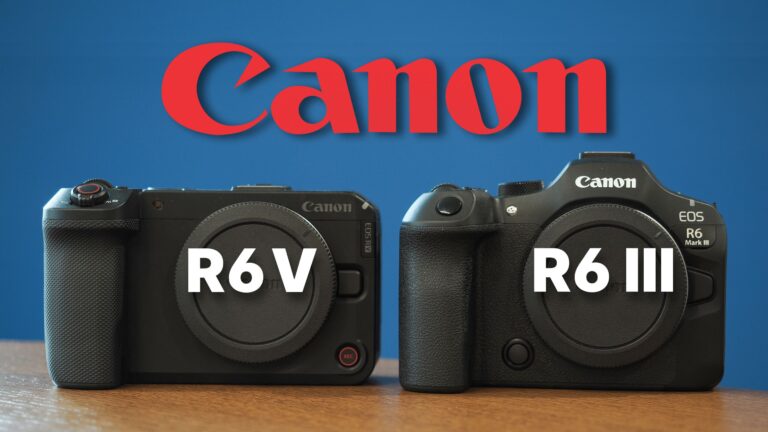Canon EOS R6 Mark III vs R6 V