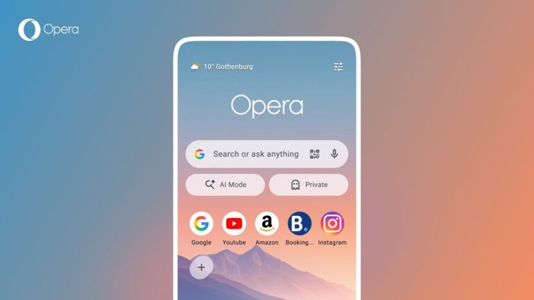Opera Android update