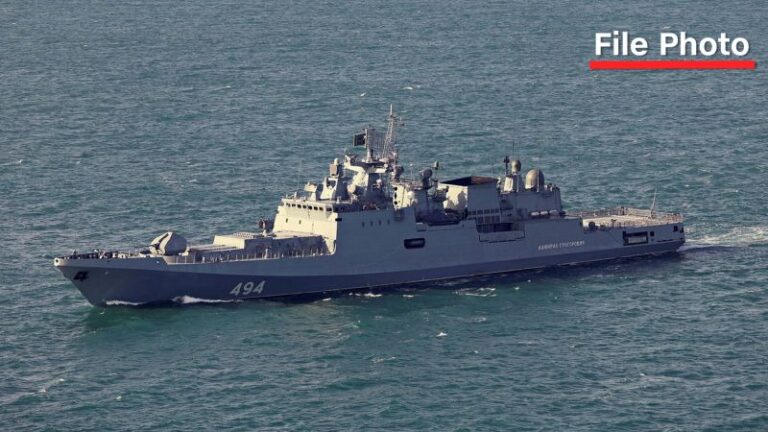 Admiral Grigorovich warning shots