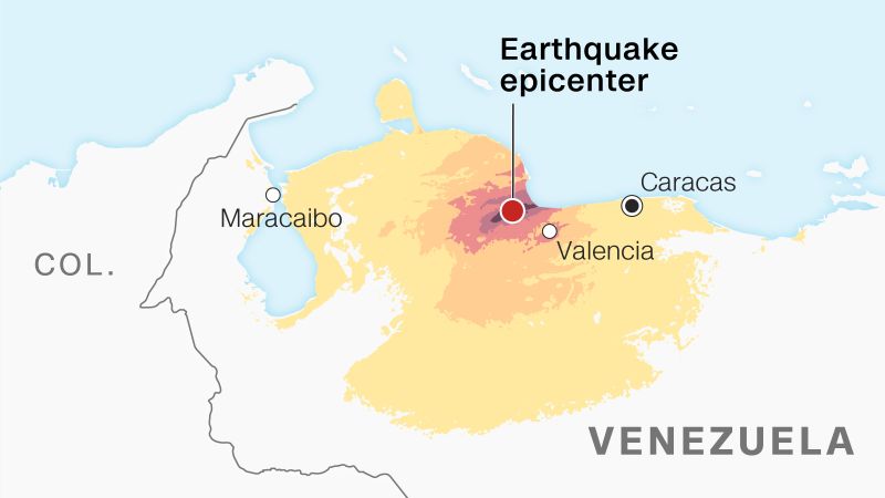 Venezuela earthquake doublet