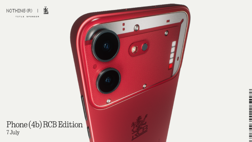Nothing Phone 4b RCB Edition